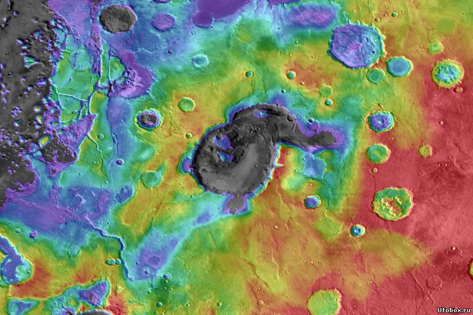 Гигантские вулканы на Марсе, возможно, повлияли на изменение его климата